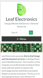 Mobile Screenshot of leafelectronics.com